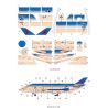 MUSELECT UNKNOWN non  EAST AIRLINES. bộ đồ chơi xếp lắp ráp ghép mô hình City Thành Phố 437 khối
