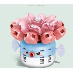 SEMBO 611042 non  CÁ NÓC PHI bộ đồ chơi xếp lắp ráp ghép mô hình BLOCK FLORIST 131 khối SEMBO 611042 non  CÁ NÓC PHI bộ đồ chơi xếp lắp ráp ghép mô hình BLOCK FLORIST 131 khối