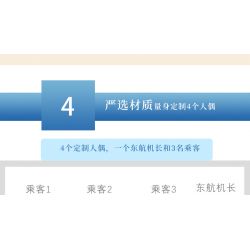 MUSELECT UNKNOWN non  EAST AIRLINES. bộ đồ chơi xếp lắp ráp ghép mô hình City Thành Phố 437 khối