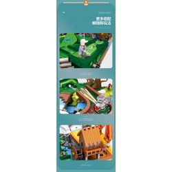 JUHANG TECHNOLOGY 86017 non  SÂN GOLF bộ đồ chơi xếp lắp ráp ghép mô hình Modular Buildings GOLF RESORT COURSE Mô Hình Nhà Cửa 3022 khối