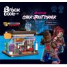BRICKCOOL KS002 non  CỬA HÀNG SUSHI bộ đồ chơi xếp lắp ráp ghép mô hình CYBER STREET CORNER 661 khối