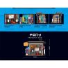 BRICKCOOL KS002 non  CỬA HÀNG SUSHI bộ đồ chơi xếp lắp ráp ghép mô hình CYBER STREET CORNER 661 khối
