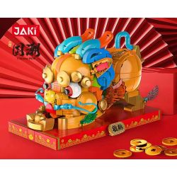 JAKI JK5136 5136 non  XU HƯỚNG QUỐC GIA THU THẬP KHO BÁU VÀ TỲ HƯU bộ đồ chơi xếp lắp ráp ghép mô hình Chinese Traditional Festivals AFFLUENT PIXIU Lễ Hội Cổ Truyền