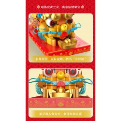 JAKI JK5136 5136 non  XU HƯỚNG QUỐC GIA THU THẬP KHO BÁU VÀ TỲ HƯU bộ đồ chơi xếp lắp ráp ghép mô hình Chinese Traditional Festivals AFFLUENT PIXIU Lễ Hội Cổ Truyền