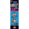 BRICKCOOL KS001 non  QUÁN CÀ PHÊ bộ đồ chơi xếp lắp ráp ghép mô hình CYBER STREET CORNER 712 khối