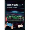 MOYU BLOCK MY88302 88302 non  ĐUA XE NHỰA ĐƯỜNG YÊU TINH XANH AMG 1:14 tỷ lệ 1:14 bộ đồ chơi xếp lắp ráp ghép mô hình 1460 khối