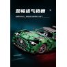 MOYU BLOCK MY88302 88302 non  ĐUA XE NHỰA ĐƯỜNG YÊU TINH XANH AMG 1:14 tỷ lệ 1:14 bộ đồ chơi xếp lắp ráp ghép mô hình 1460 khối