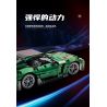 MOYU BLOCK MY88302 88302 non  ĐUA XE NHỰA ĐƯỜNG YÊU TINH XANH AMG 1:14 tỷ lệ 1:14 bộ đồ chơi xếp lắp ráp ghép mô hình 1460 khối