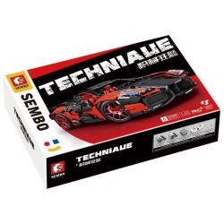 SEMBO 701026 non  ĐỔI ĐIỆN XE THỂ THAO MÀU ĐỎ QUYẾN RŨ tỷ lệ 1:10 bộ đồ chơi xếp lắp ráp ghép mô hình  Kỹ Thuật Công Nghệ Cao Mô Hình Phương Tiện 1827 khối