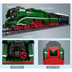MouldKing 12007 Mould King 12007 non  TIẾNG ĐỨC EXPRESS. bộ đồ chơi xếp lắp ráp ghép mô hình Trains BR18 201 GERMAN EXPRESS Tàu Hỏa 2348 khối
