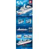 SEMBO 203319 non  TÀU KHẢO SÁT YUANWANG 5 bộ đồ chơi xếp lắp ráp ghép mô hình Space Exploration SEA OF STARS Thám Hiểm Không Gian 724 khối