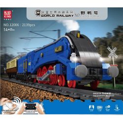 MouldKing 12006 Mould King 12006 non  VỊT TRỜI bộ đồ chơi xếp lắp ráp ghép mô hình Trains CLASS A4 PACIFICS MALLARD Tàu Hỏa 2139 khối