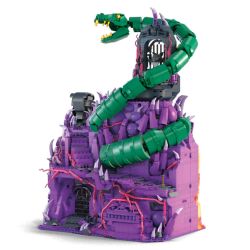 MEGA BLOKS HHD16 non  RẮN NÚI bộ đồ chơi xếp lắp ráp ghép mô hình Movie & Game MASTERS OF THE UNIVERSE SNAKE MOUNTAIN Phim Và Trò Chơi 3802 khối
