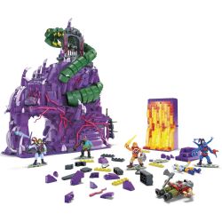 MEGA BLOKS HHD16 non  RẮN NÚI bộ đồ chơi xếp lắp ráp ghép mô hình Movie & Game MASTERS OF THE UNIVERSE SNAKE MOUNTAIN Phim Và Trò Chơi 3802 khối