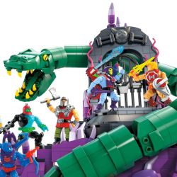 MEGA BLOKS HHD16 non  RẮN NÚI bộ đồ chơi xếp lắp ráp ghép mô hình Movie & Game MASTERS OF THE UNIVERSE SNAKE MOUNTAIN Phim Và Trò Chơi 3802 khối