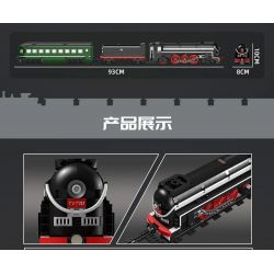 MouldKing 12005 Mould King 12005 non  SL7 ASIATE. bộ đồ chơi xếp lắp ráp ghép mô hình Trains SL7 ASIA EXPRESS TRAIN Tàu Hỏa 1873 khối