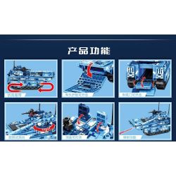 SEMBO 202047 non  XE TẤN CÔNG ĐỔ BỘ ZTD-05 CỦA TRUNG QUỐC bộ đồ chơi xếp lắp ráp ghép mô hình Military Army ZTD-05 AMPHIBIOUS ASSAULT VEHICLE Quân Sự Bộ Đội 644 khối