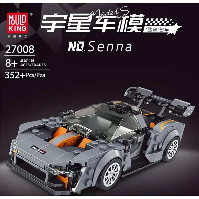 MouldKing 27008 Mould King 27008 non  MCANSSENA. bộ đồ chơi xếp lắp ráp ghép mô hình  MCLAREN SENNA Kỹ Thuật Công Nghệ Cao Mô Hình Phương Tiện 352 khối
