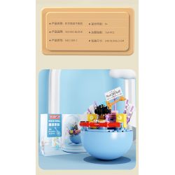 YICHAO 1209-1 non  BAN NHẠC ROCK bộ đồ chơi xếp lắp ráp ghép mô hình ROCK ROLL 164 khối