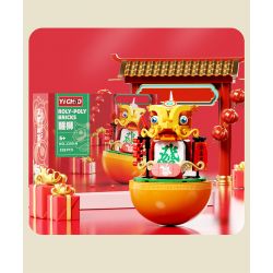 YICHAO 1209-1 non  BAN NHẠC ROCK bộ đồ chơi xếp lắp ráp ghép mô hình ROCK ROLL 164 khối