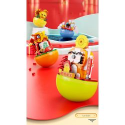 YICHAO 1209-1 non  BAN NHẠC ROCK bộ đồ chơi xếp lắp ráp ghép mô hình ROCK ROLL 164 khối