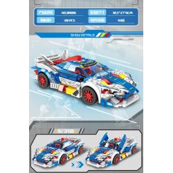 QIDAI 88006 non  RY-78 bộ đồ chơi xếp lắp ráp ghép mô hình Racers Đua Tốc Độ 318 khối