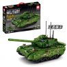 LEYI 66001 non  99 XE TĂNG bộ đồ chơi xếp lắp ráp ghép mô hình Military Army MILITARY TANK TYPE 99 MAIN BATTLE Quân Sự Bộ Đội 836 khối