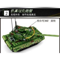LEYI 66001 non  99 XE TĂNG bộ đồ chơi xếp lắp ráp ghép mô hình Military Army MILITARY TANK TYPE 99 MAIN BATTLE Quân Sự Bộ Đội 836 khối