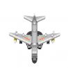 JAKI JK9157 9157 non  MÁY BAY NÉM BOM TẦM XA H-6K bộ đồ chơi xếp lắp ráp ghép mô hình MILITARY ZONE H-6K LONG-RANGE BOMBER 414 khối