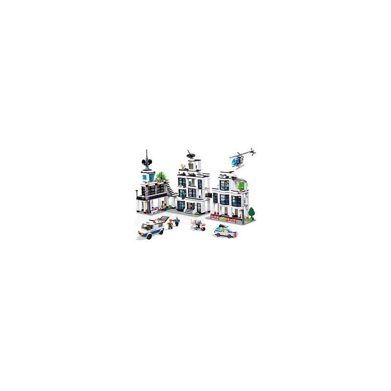 WOMA C9698 9698 non Lego SỞ CẢNH SÁT bộ đồ chơi xếp lắp ráp ghép mô hình City Thành Phố 1230 khối