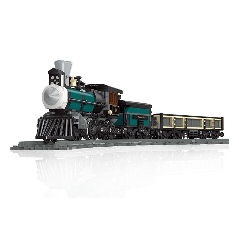 JIESTAR 59001 non Lego TH 10 TÀU HƠI NƯỚC bộ đồ chơi xếp lắp ráp ghép mô hình Creator Expert TH 10 STEAM TRAIN Chuyên Gia Sáng Tạo 560 khối