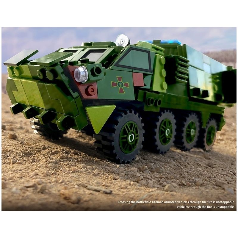 LIMO TOY KB003 XINGBAO XB-06800 06800 XB06800 non  XE BỌC THÉP Y TẾ bộ đồ chơi xếp lắp ráp ghép mô hình Across The Battlefield ACROSS THE BATTERFIELD Băng Qua Chiến Trường 481 khối