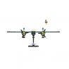 JAKI JK9160 9160 non  MÁY BAY CHIẾN ĐẤU CỔ ĐIỂN P-38 THUNDERBOLT WWII bộ đồ chơi xếp lắp ráp ghép mô hình MILITARY ZONE P-38 THUNDER FIGHTER 502 khối