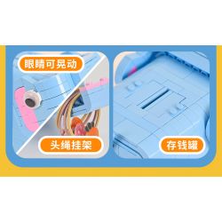 OPENING KD99002-4 99002-4 non  CÁ NÓC DỄ THƯƠNG bộ đồ chơi xếp lắp ráp ghép mô hình LOVELY PUFFER - TUMBLER PEN HOLDER