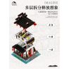 XINGBAO XB-01034 01034 XB01034 non  TRÀ XUÂN bộ đồ chơi xếp lắp ráp ghép mô hình Mini Modular Đường Phố Thu Nhỏ 2673 khối