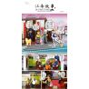 XINGBAO XB-01034 01034 XB01034 non  TRÀ XUÂN bộ đồ chơi xếp lắp ráp ghép mô hình Mini Modular Đường Phố Thu Nhỏ 2673 khối