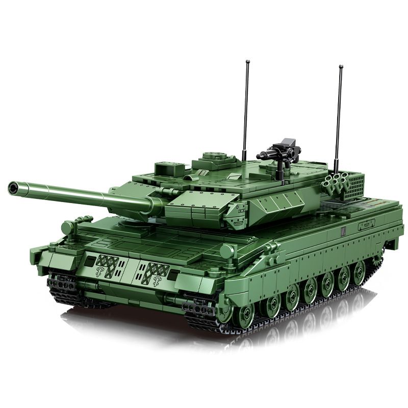 SEMBO 711002 non Lego XE TĂNG LEOPARD 2 ĐIỀU KHIỂN TỪ XA bộ đồ chơi xếp lắp ráp ghép mô hình Military Army SURVIVAL WARFARE Quân Sự Bộ Đội 1114 khối