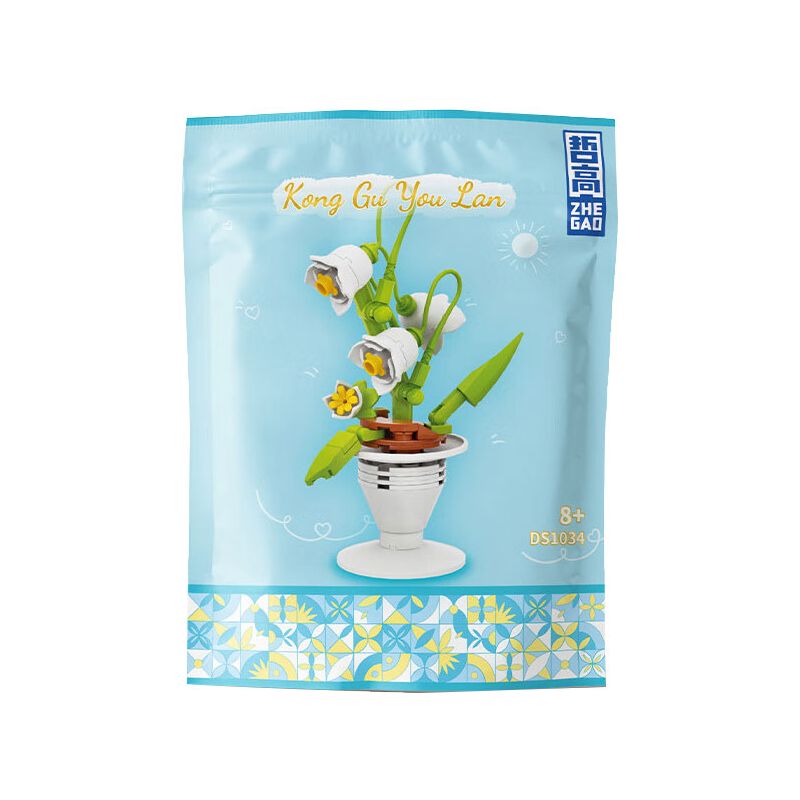 ZHEGAO DS1034 1034 non  HOA LAN THUNG LŨNG RỖNG bộ đồ chơi xếp lắp ráp ghép mô hình Flowers ZHEGAO DS1034 1034 non  HOA LAN THUNG LŨNG RỖNG bộ đồ chơi xếp lắp ráp ghép mô hình Flowers