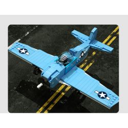 JAKI JK9159 9159 non  MÁY BAY CHIẾN ĐẤU HỔ ĐỊA NGỤC F2F THẾ THỨ HAI bộ đồ chơi xếp lắp ráp ghép mô hình MILITARY ZONE F2F HELL TIGER FIGHTER 356 khối