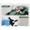 JAKI JK9159 9159 non  MÁY BAY CHIẾN ĐẤU HỔ ĐỊA NGỤC F2F THẾ THỨ HAI bộ đồ chơi xếp lắp ráp ghép mô hình MILITARY ZONE F2F HELL TIGER FIGHTER 356 khối