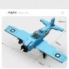 JAKI JK9159 9159 non  MÁY BAY CHIẾN ĐẤU HỔ ĐỊA NGỤC F2F THẾ THỨ HAI bộ đồ chơi xếp lắp ráp ghép mô hình MILITARY ZONE F2F HELL TIGER FIGHTER 356 khối