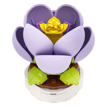 ZHEGAO DS1029 1029 non  ÁNH TRĂNG QUYẾN RŨ bộ đồ chơi xếp lắp ráp ghép mô hình Flowers Hoa