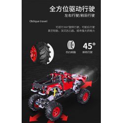 KJ35091 35091 non  XE OFF-ROAD BỐN LẦN TOÀN THỜI GIAN 4X4 tỷ lệ 1:16 bộ đồ chơi xếp lắp ráp ghép mô hình  Kỹ Thuật Công Nghệ Cao Mô Hình Phương Tiện 1000 khối
