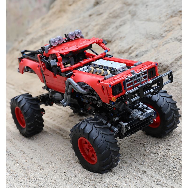 KJ35091 35091 non  XE OFF-ROAD BỐN LẦN TOÀN THỜI GIAN 4X4 tỷ lệ 1:16 bộ đồ chơi xếp lắp ráp ghép mô hình  Kỹ Thuật Công Nghệ Cao Mô Hình Phương Tiện 1000 khối