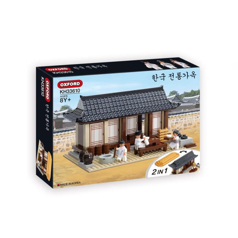 OXFORD KH33610 33610 non Lego NHÀ TRUYỀN THỐNG HÀN QUỐC bộ đồ chơi xếp lắp ráp ghép mô hình 한국 전통 가옥