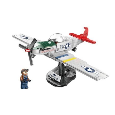 JAKI JK9158 9158 non  MÁY BAY CHIẾN ĐẤU NGỰA SẮT CỦA ĐỨC CỔ ĐIỂN TRONG THẾ THỨ HAI bộ đồ chơi xếp lắp ráp ghép mô hình MILITARY ZONE GERMAN IRON HORSE FIGHTER 338 khối