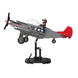 JAKI JK9158 9158 non  MÁY BAY CHIẾN ĐẤU NGỰA SẮT CỦA ĐỨC CỔ ĐIỂN TRONG THẾ THỨ HAI bộ đồ chơi xếp lắp ráp ghép mô hình MILITARY ZONE GERMAN IRON HORSE FIGHTER 338 khối