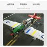 JAKI JK9158 9158 non  MÁY BAY CHIẾN ĐẤU NGỰA SẮT CỦA ĐỨC CỔ ĐIỂN TRONG THẾ THỨ HAI bộ đồ chơi xếp lắp ráp ghép mô hình MILITARY ZONE GERMAN IRON HORSE FIGHTER 338 khối