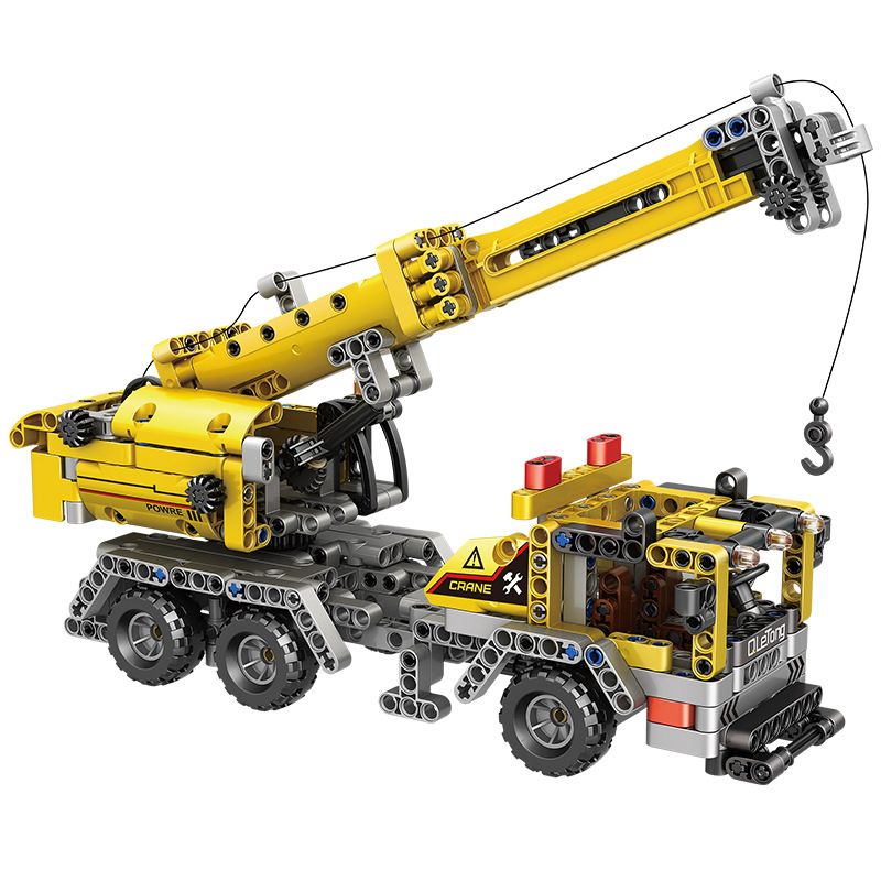 QIAO LE TONG 5356 non Lego CẦU TRỤC CƠ KHÍ bộ đồ chơi xếp lắp ráp ghép mô hình Technic CRANE Kỹ Thuật Công Nghệ Cao Mô Hình Phương Tiện 435 khối