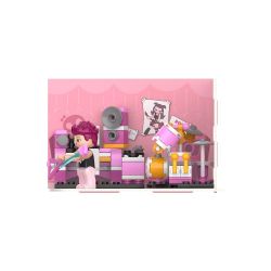 JAKI JK2161 2161 JK2162 2162 JK2163 2163 JK2160 2160 non  PHÒNG THANH NHẠC ALLEN KHOA HỌC AI BONNIE TẬP THỂ DỤC SALLY NGHỆ THUẬT VIRGINIA bộ đồ chơi xếp lắp ráp ghép mô hình Girl Con Gái 451 khối